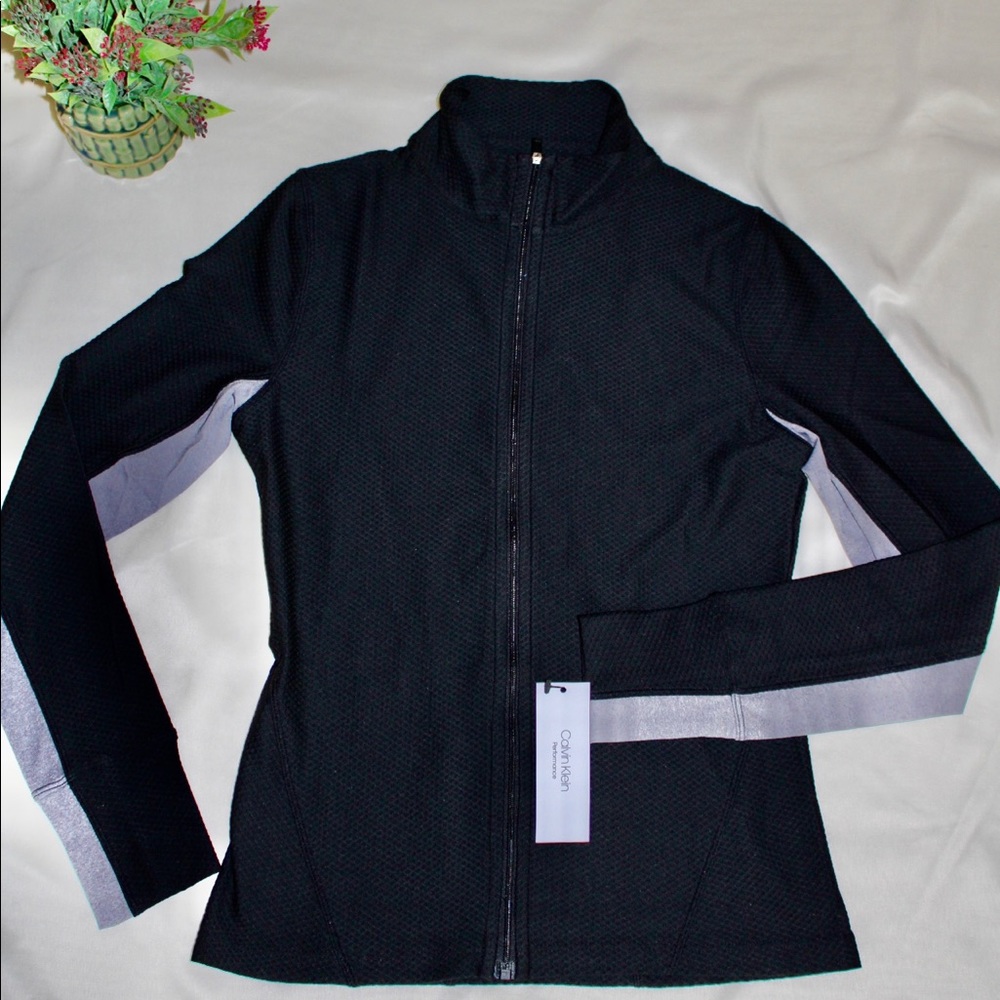 CalvinKlein Performance LongSleeve Hneycomb Jacket